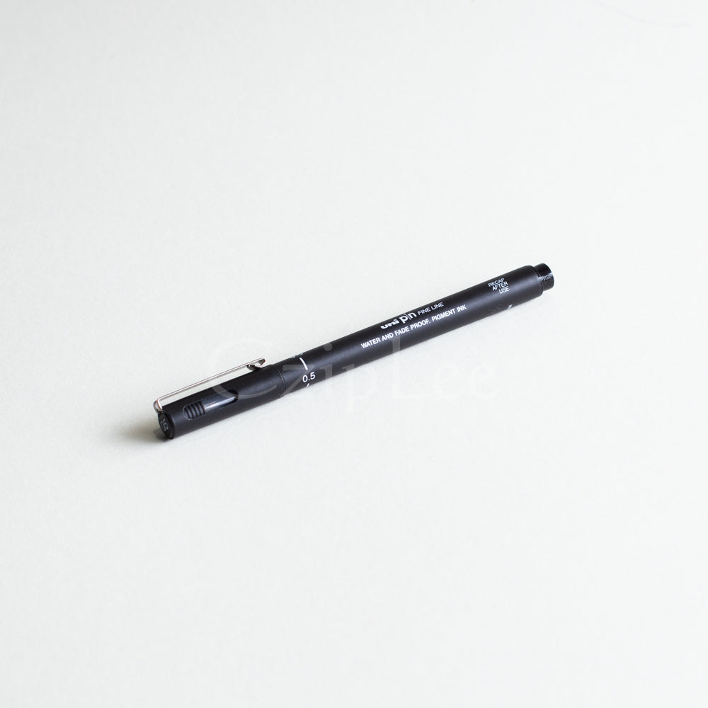 UNI pin Fine Line 0.5mm Black