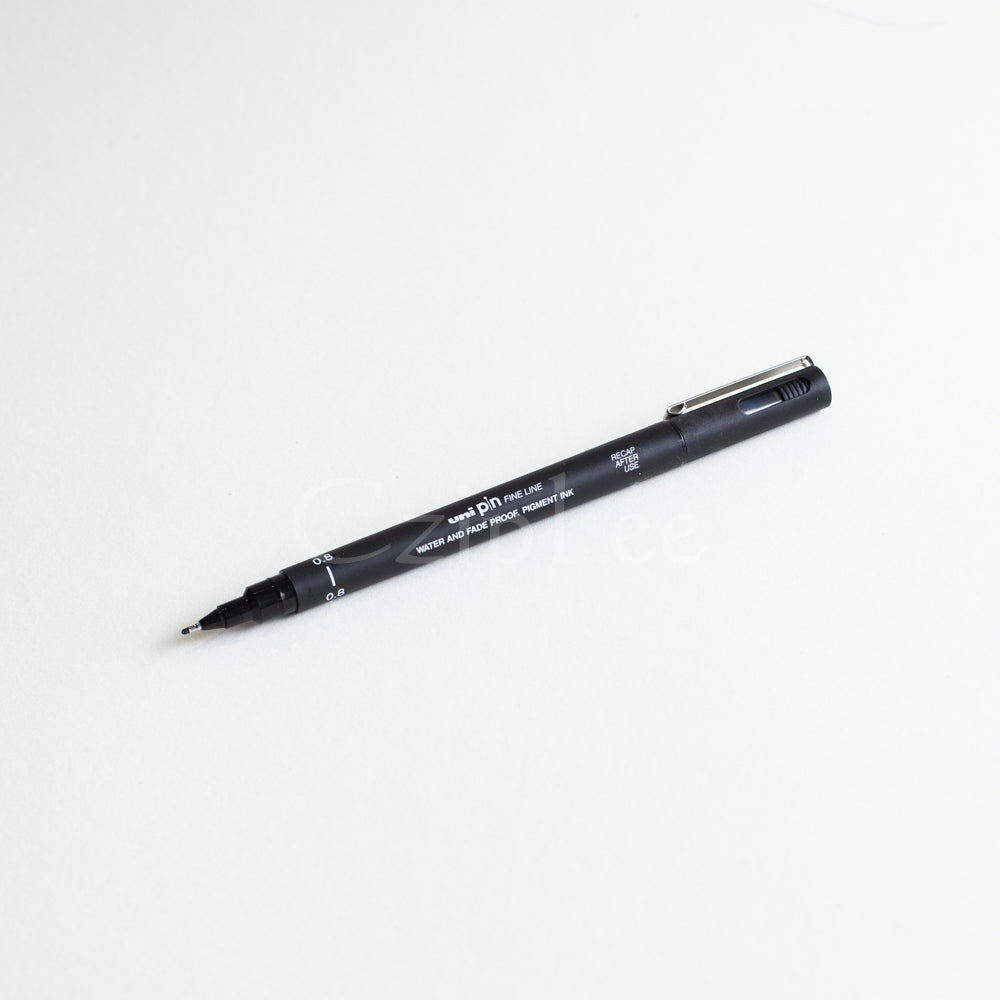 UNI pin Fine Line 0.8mm Black