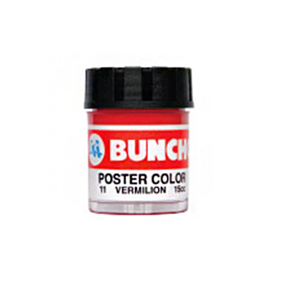 BUNCHO Poster Colour 15cc #11 Vermillion