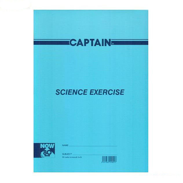 CAPTAIN Science Exercise Book 80p