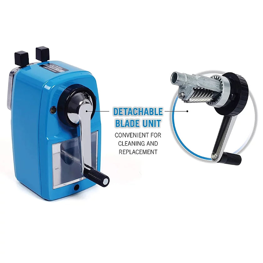 CARL Pencil Sharpener Angel 5 With Clamp Blue Default Title