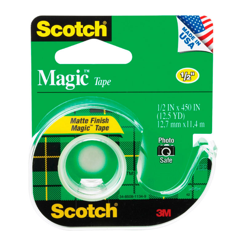 3M Scotch Magic Tape+Dispenser 104-D 12.7mmx11.4M Default Title