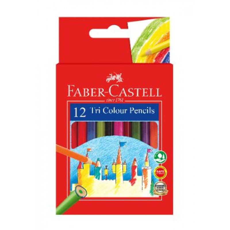 FC Tri Colour Pencils 115902 12 Short Cols