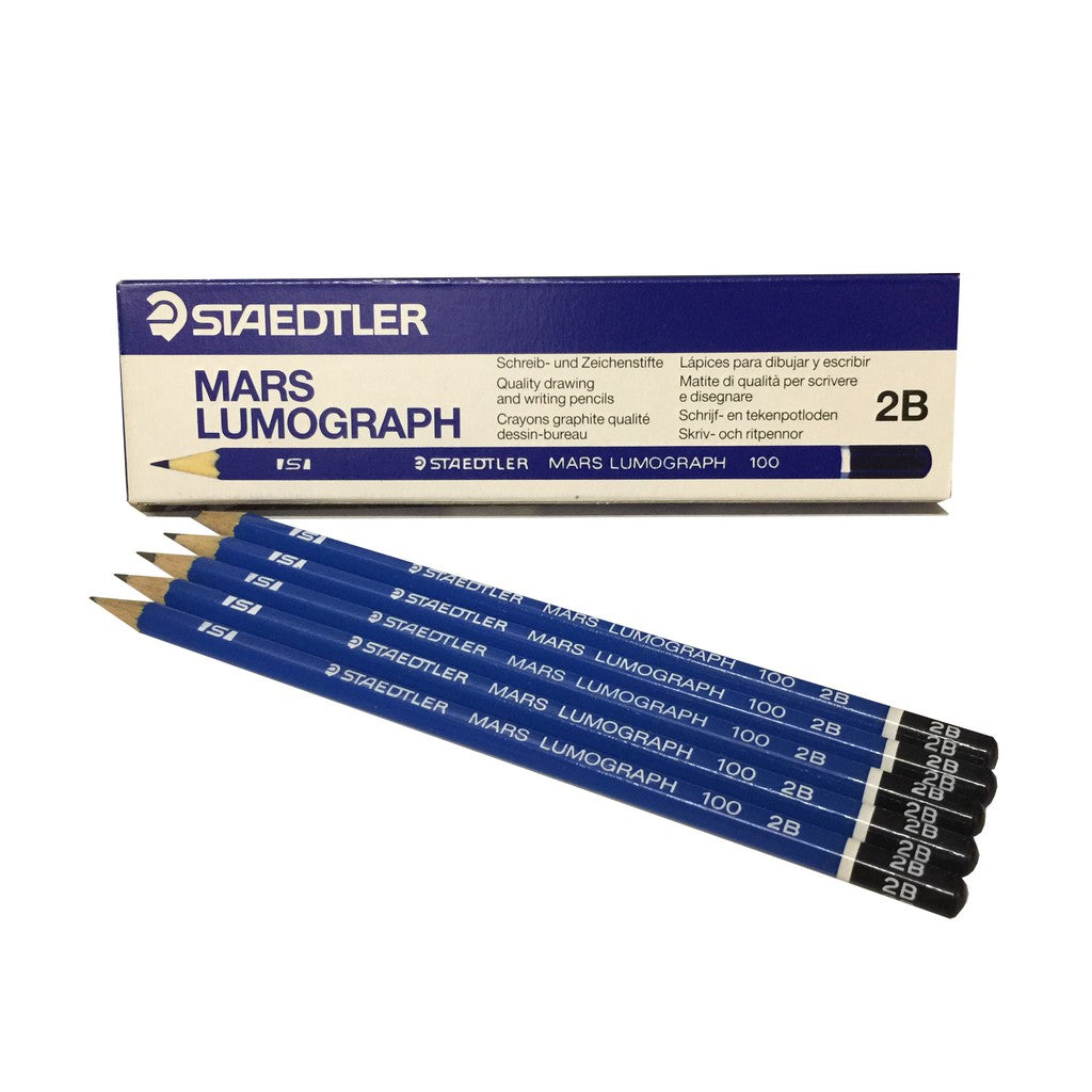 STAEDTLER Mars Lumograph 100 2B 12s Box