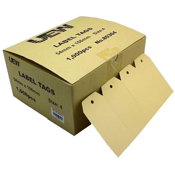 Unitag No.4 (108x54)mm-1000s/box