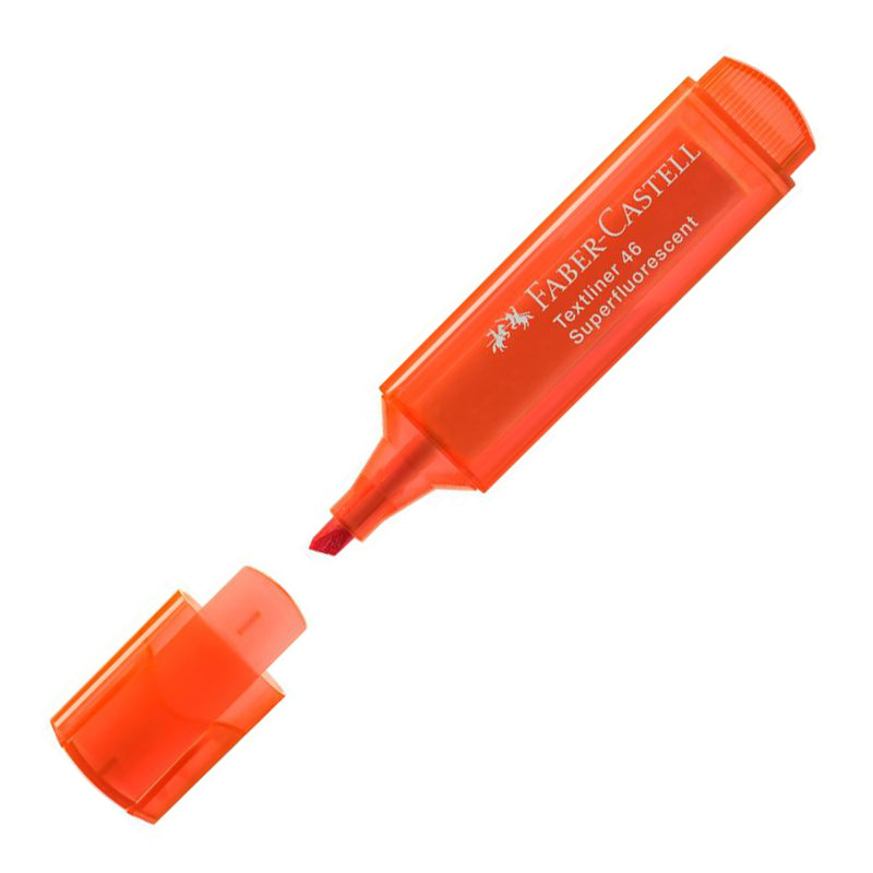 FABER-CASTELL Textliner 46 Super Flourescent 154615 Orange 1s Default Title