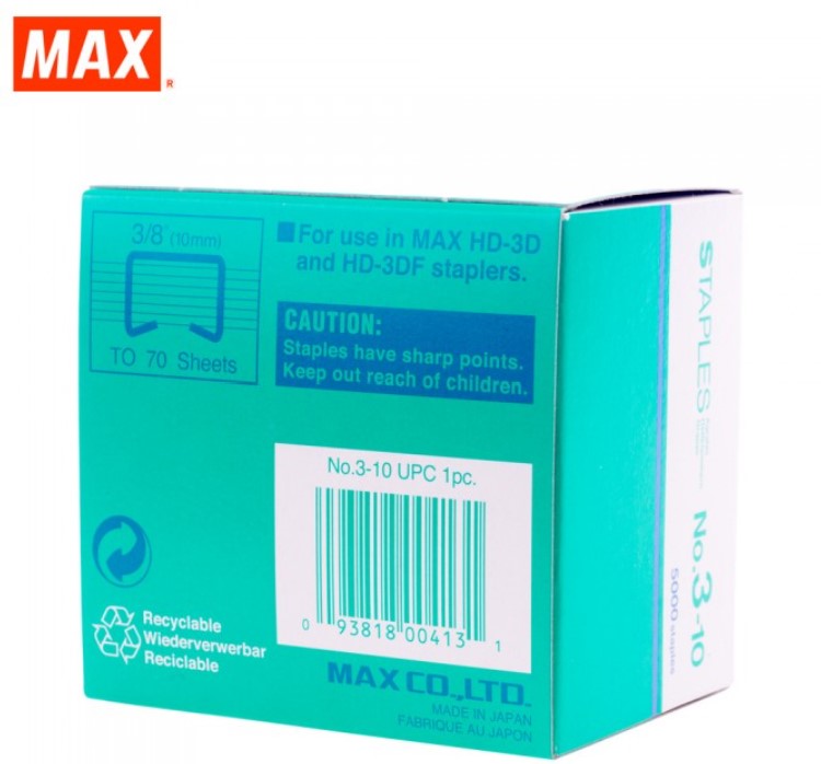 MAX Staples No.3-10mm 24/10