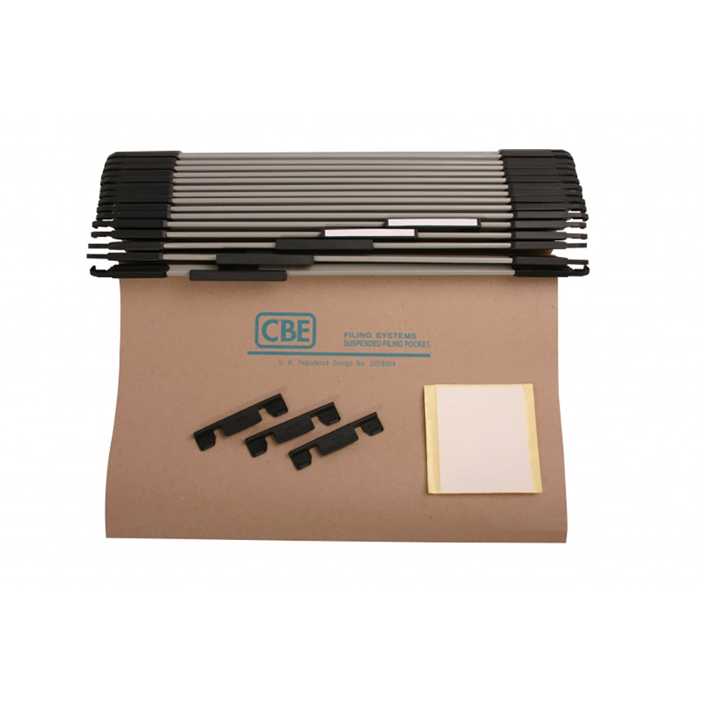 CBE Hanging Pocket 10-H4 w/AA Clip 410x250mm