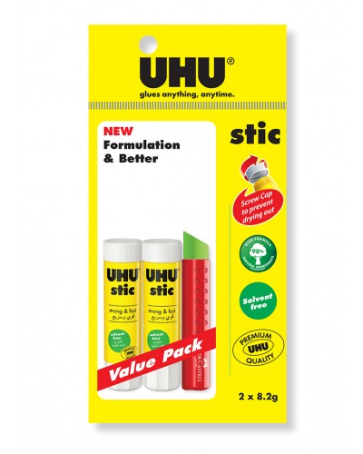 UHU Stic 8.2g PB of 2 92000060 Default Title