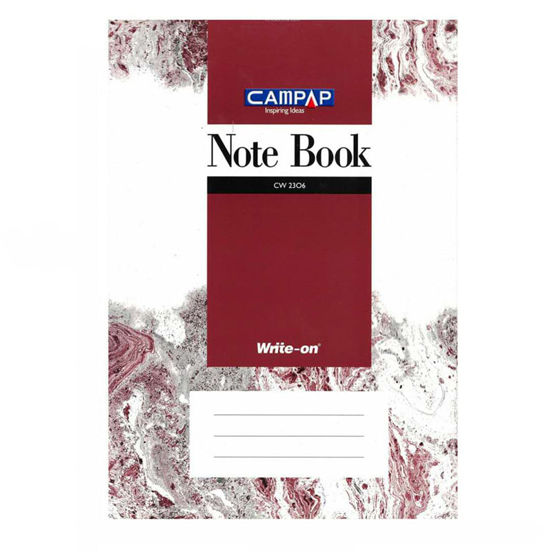 CAMPAP Write-On PVC Cover Notebook CW 2306 A4 200p