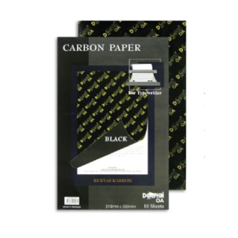 DOLPHIN Carbon Paper CP-28002 Typewriting (Black)