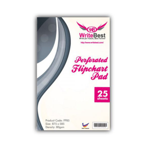 WRITEBEST Flipchart Pad FP96 80s 25s 3x4ft