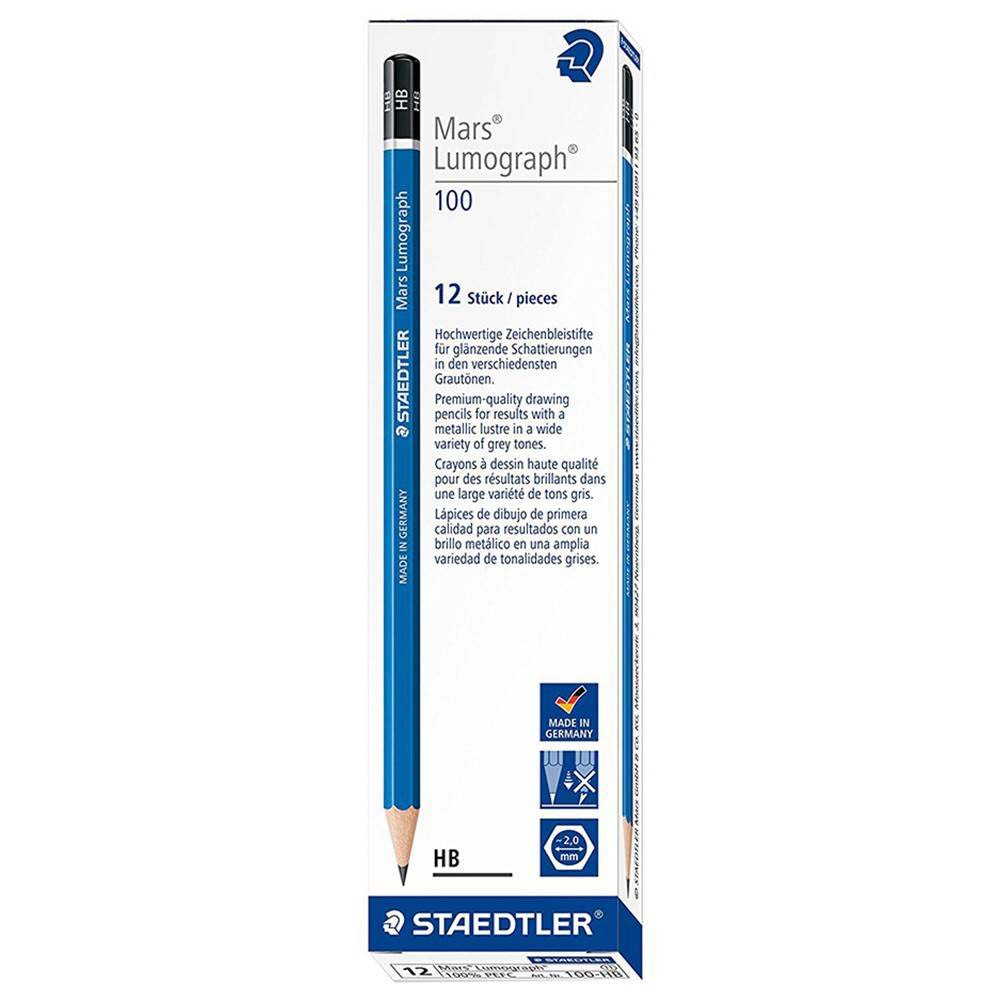 STAEDTLER Mars Lumograph 100 HB 12s Box