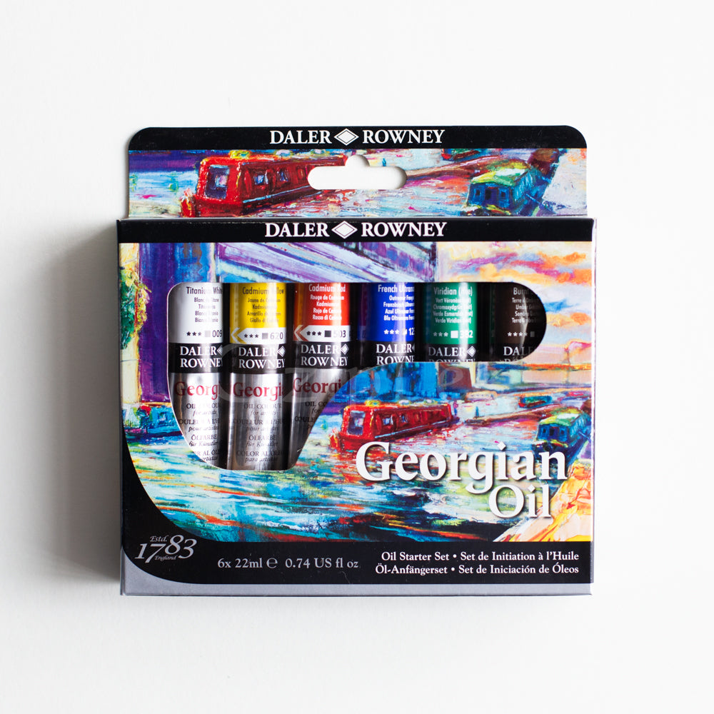 DALER ROWNEY Georgian Oil Starter Set 6x22ml Default Title