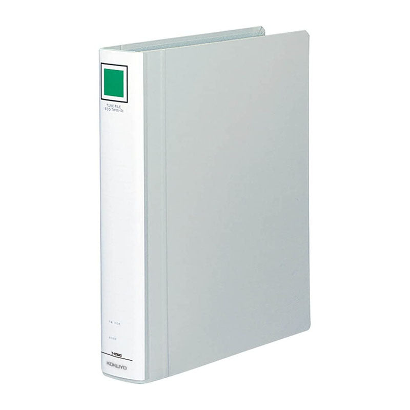 KOKUYO Tube File A4-S 4cm Twin Eco RT640 Silver Default Title