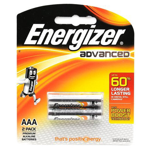 Energizer Advanced AAA 2pc X92RP2G