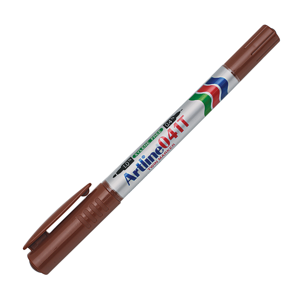 ARTLINE Permanent Twin Marker 041T-Brown