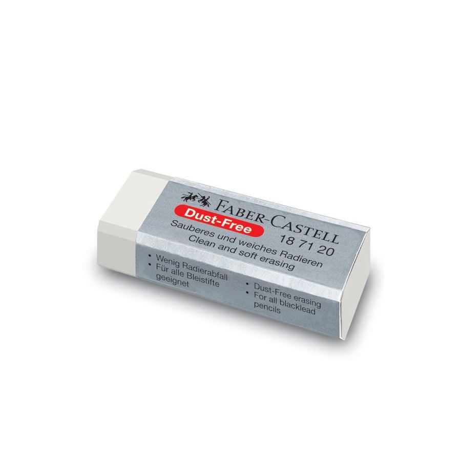 FABER-CASTELL Dust Free Eraser 187148 Grey 2BC Default Title