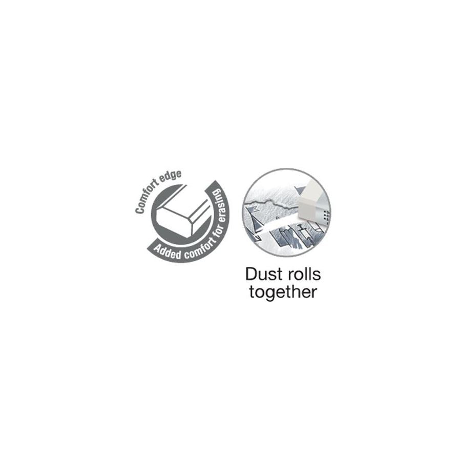 FABER-CASTELL Dust Free Eraser 187148 Grey 2BC Default Title