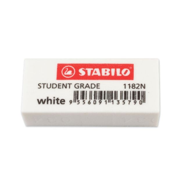 STABILO Student Grade 1182N White Eraser 1s
