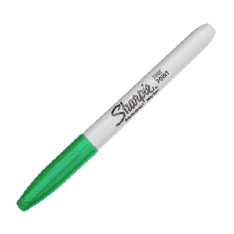 SHARPIE Fine Marker-Green