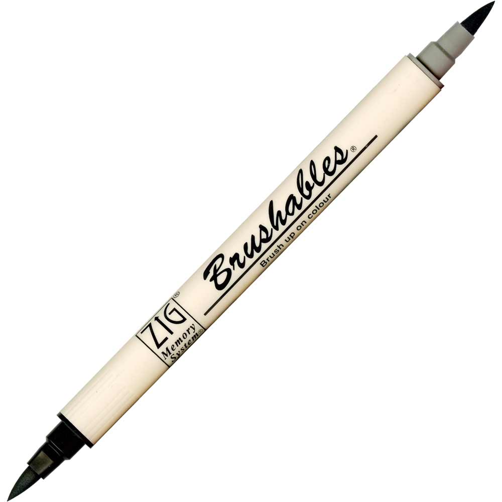 ZIG MS Brushables Brush Pen 010 Pure Black Default Title