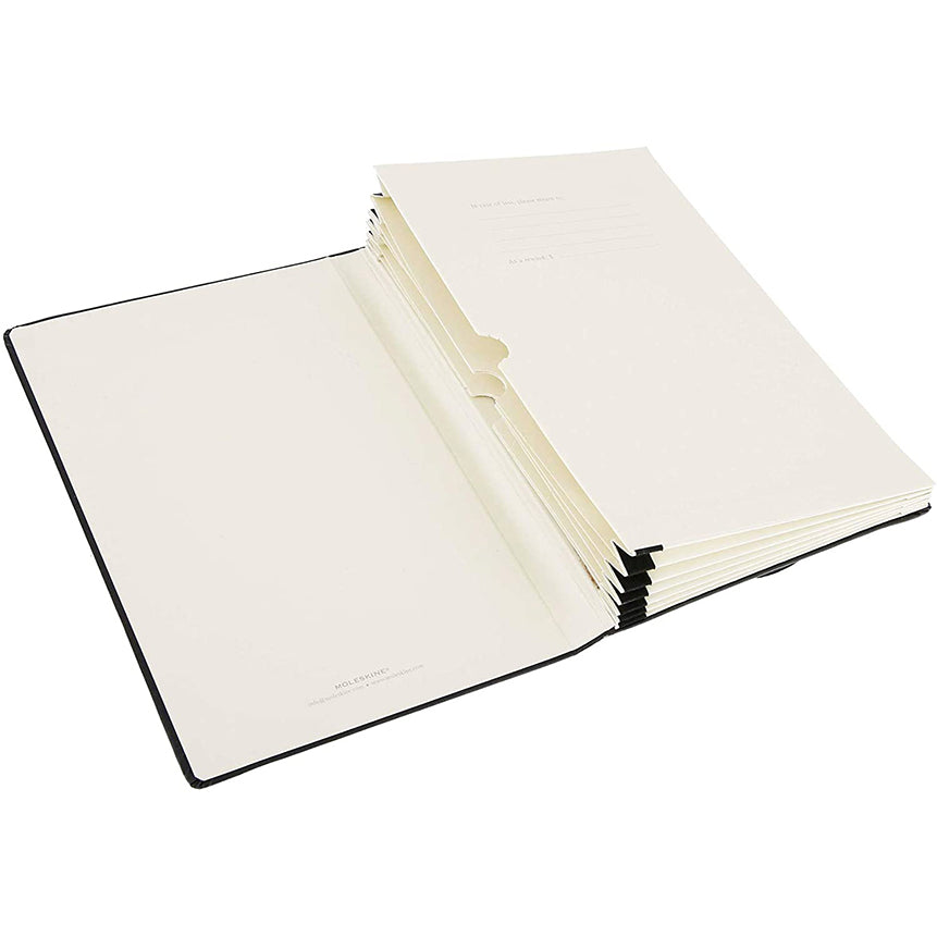 MOLESKINE Classic Memo Pockets Large Hard Black