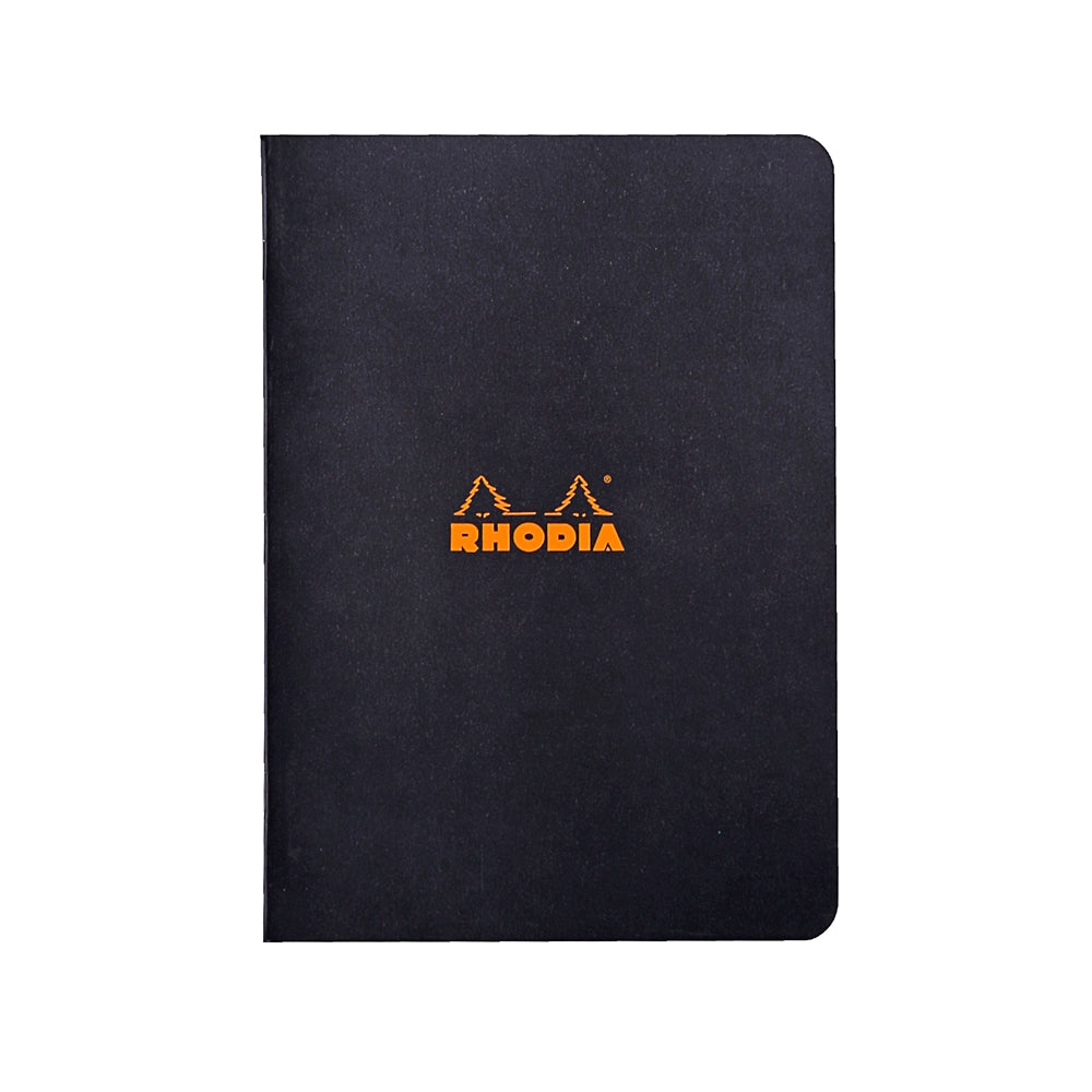 RHODIA Classic Stapled A5 148x210mm Lined Black Default Title