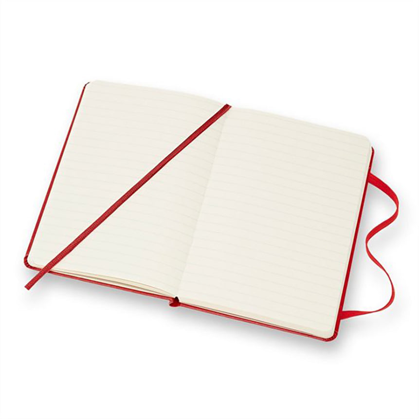MOLESKINE Classic Pocket Ruled Hard Red