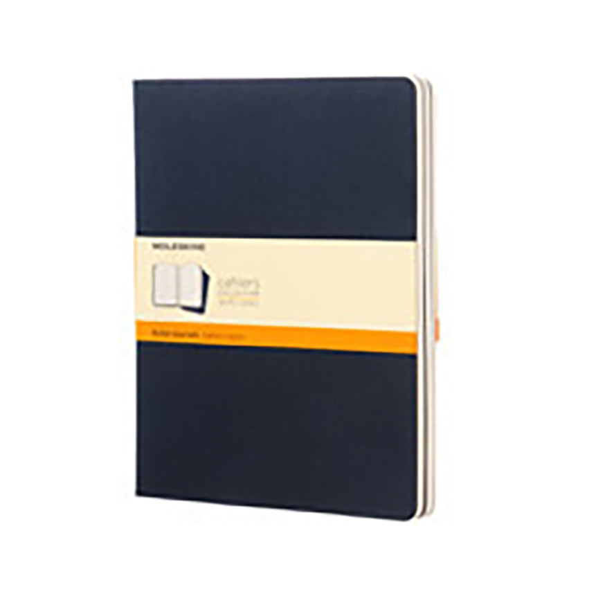 MOLESKINE Cahier XL Ruled Indigo Blue Set of 3