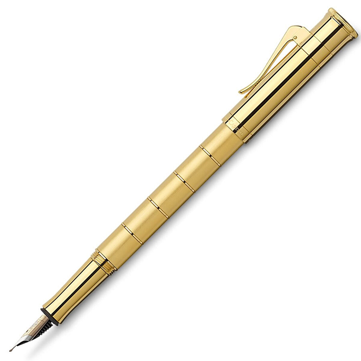 GRAF VON FABER CASTELL Anello Gold Fountain Pen-Medium
