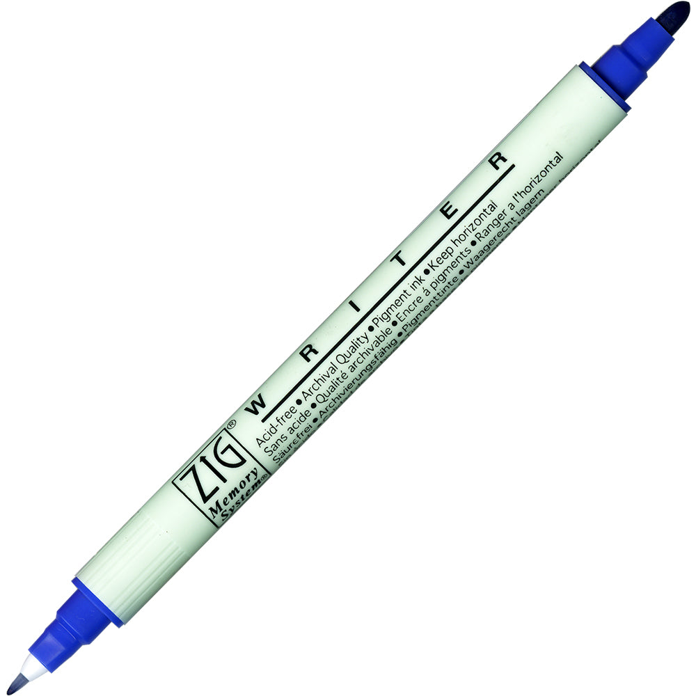 ZIG MS Writer Twin Tip Marker 030 Pure Blue Default Title