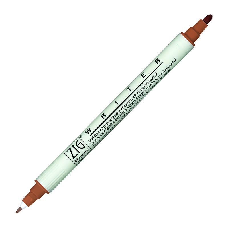 ZIG MS Writer Twin Tip Marker 060 Pure Brown Default Title