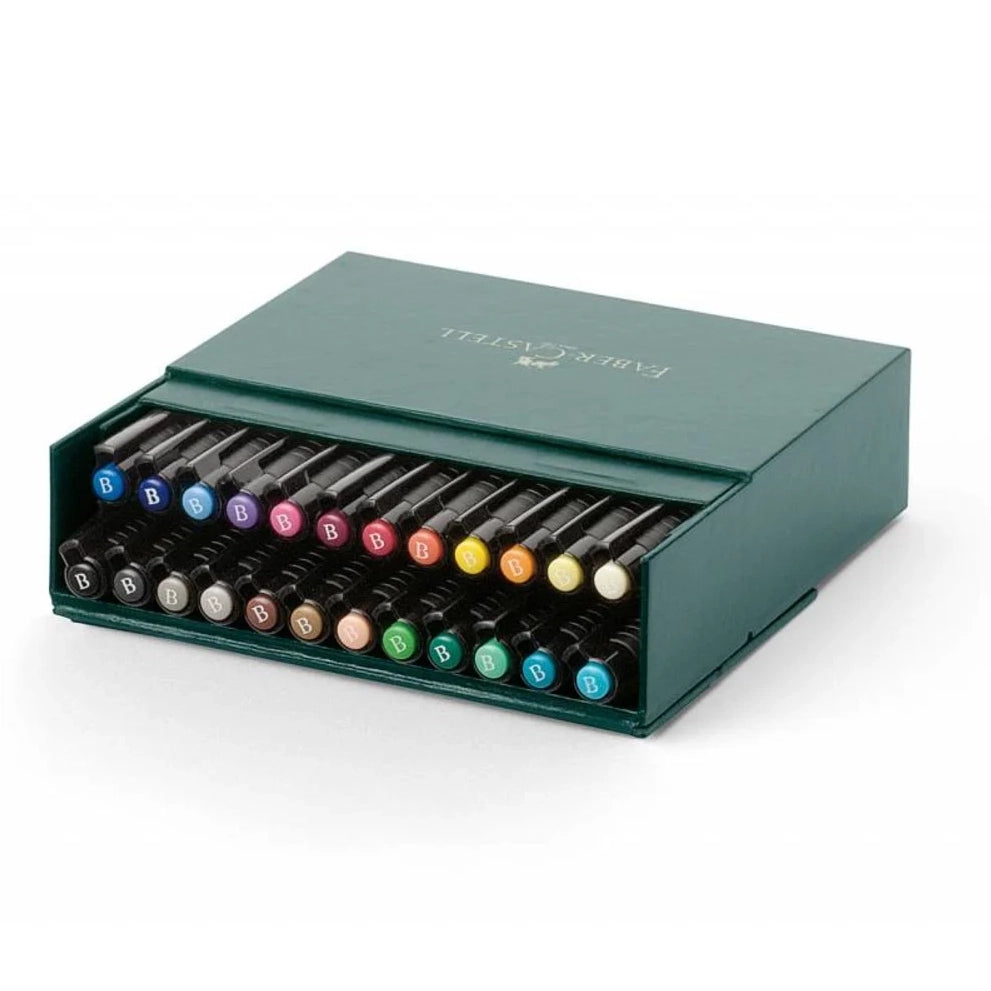 FABER-CASTELL PITT Artist Pen Studio Box with 24 Colours