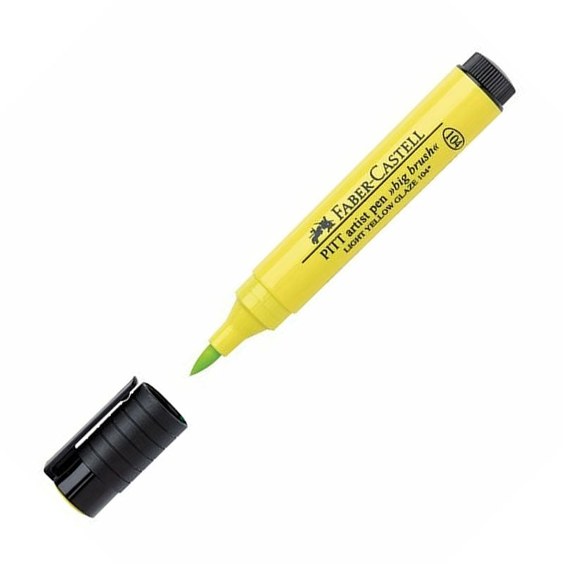 FABER-CASTELL PITT artist pen>BIG BRUSH<104 LIGHT YELLOW GLAZ Default Title