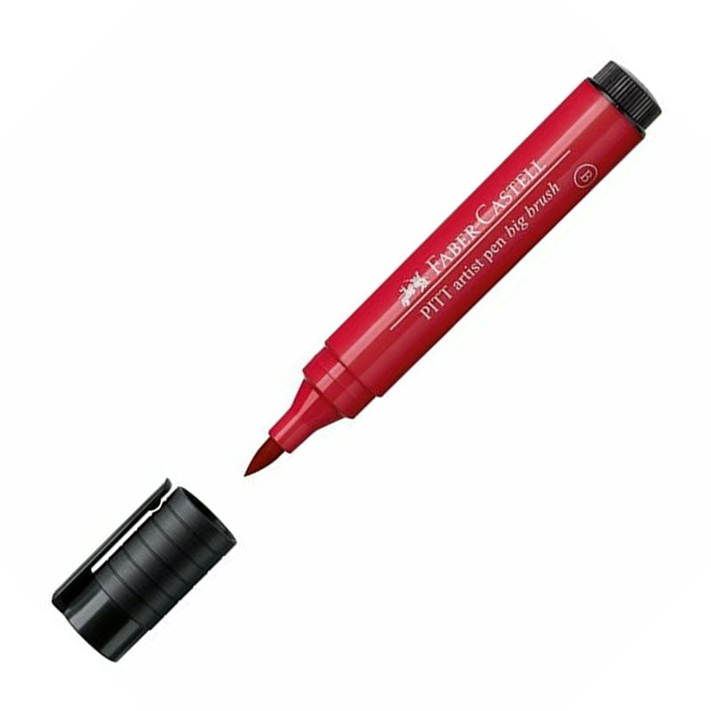 FABER-CASTELL PITT artist pen>BIG BRUSH<118 SCARLET RED Default Title