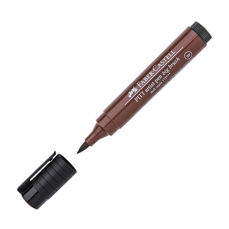 FABER-CASTELL PITT artist pen>BIG BRUSH<175 DARK SEPIA Default Title