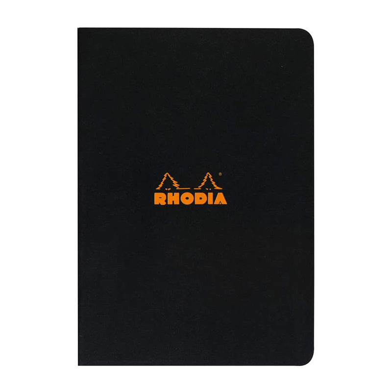 RHODIA Classic Stapled A4 210x297mm Lined Black Default Title