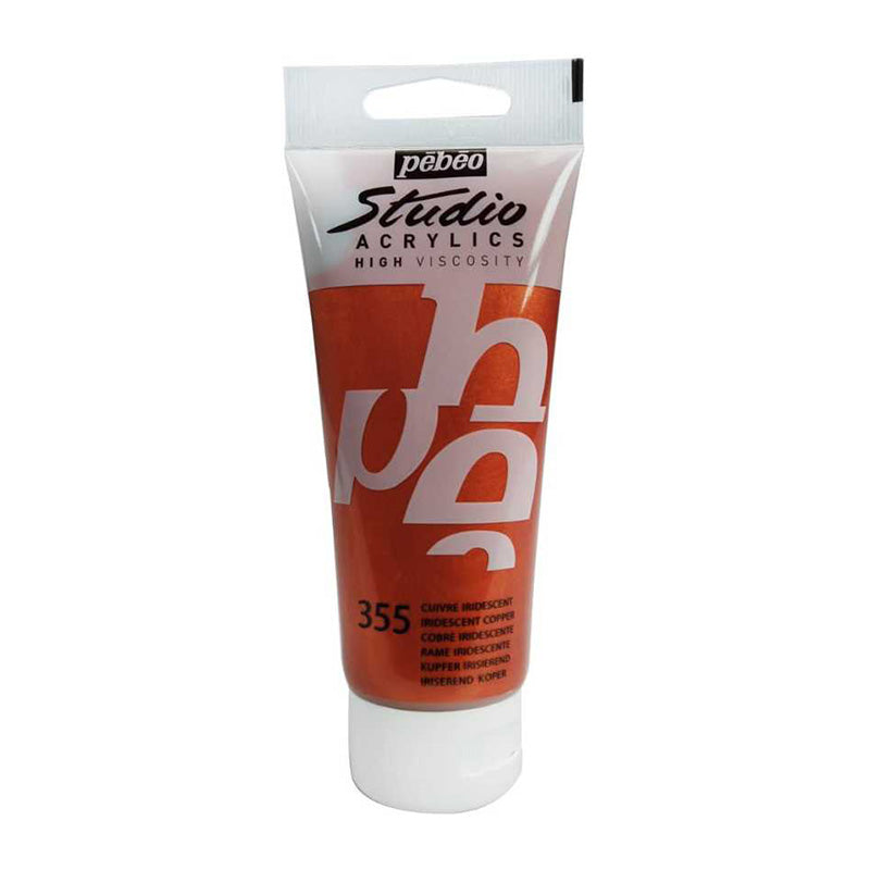 PEBEO Studio Acrylics High Viscosity 100ml Copper