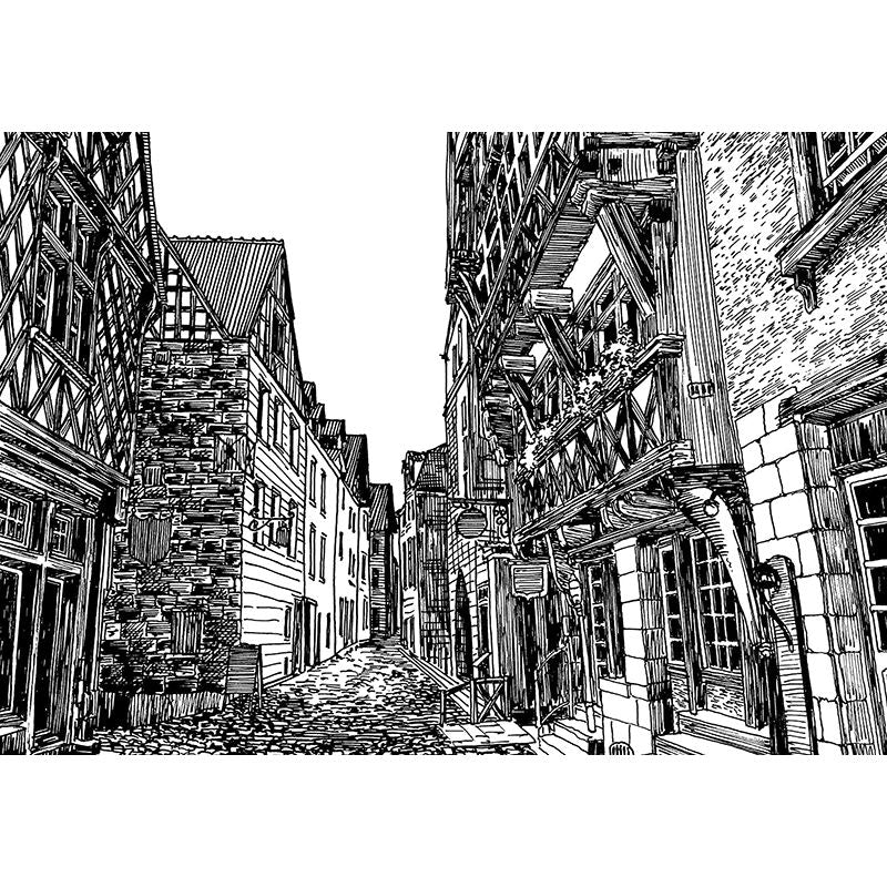 CLAIREFONTAINE Bristol Pad 24x32cm 205g 20s Plain White