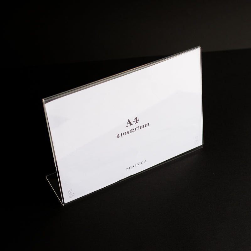 Card Stand A4 M209 L-Landscape (3MMx300x100x215)