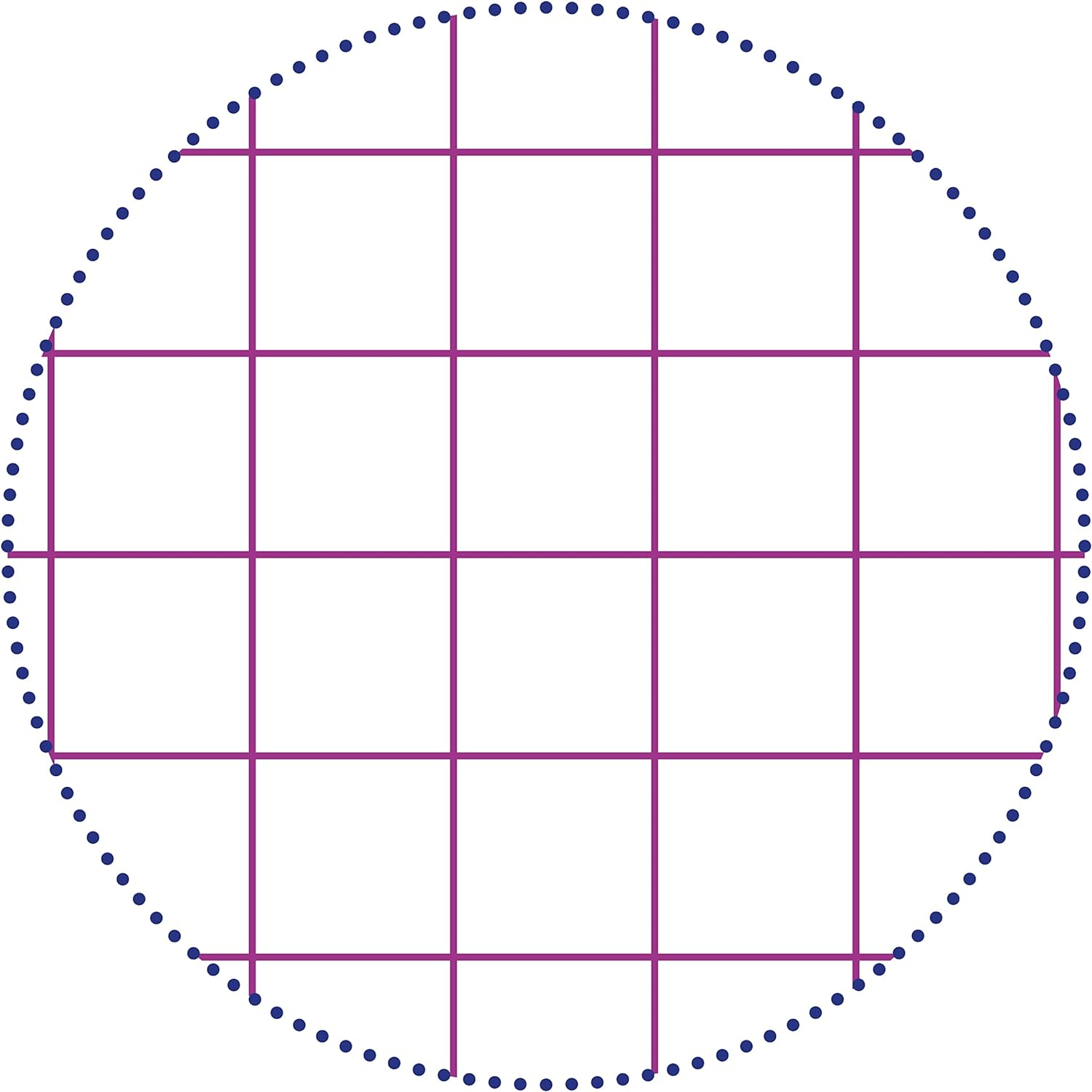 CLAIREFONTAINE Folder of 100 Double Sheets-UP 21x29.7cm 5x5 Sq