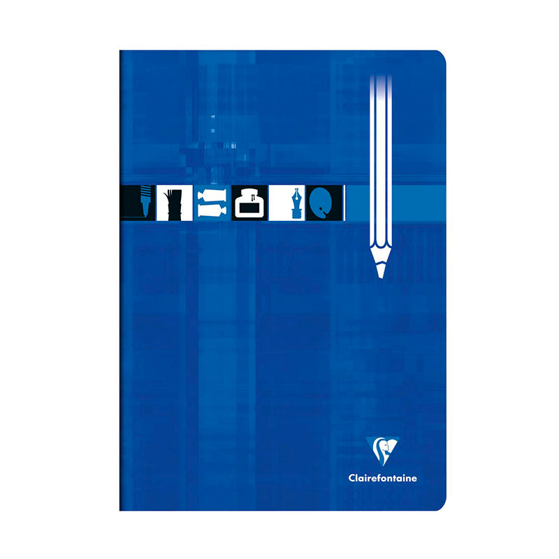 CLAIREFONTAINE Stapled Drawing Book 21x29.7cm 16s Plain 3 Cols