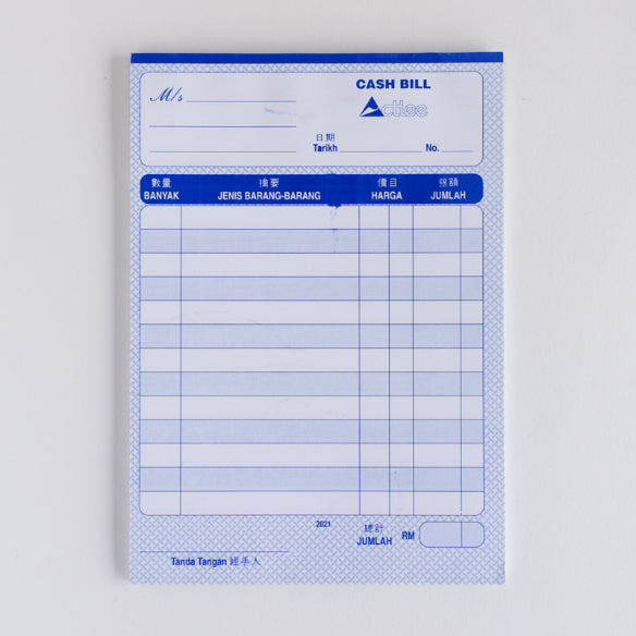 ACTLEE Bill Pad 1Ply 5"x8"