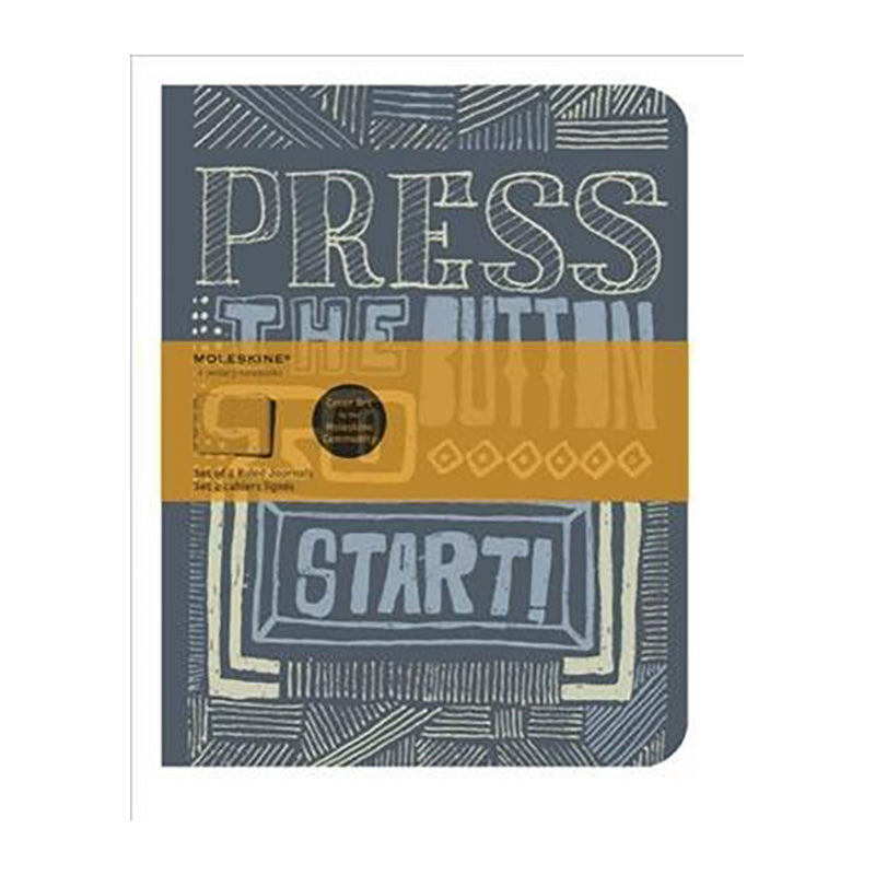 MOLESKINE Cover Art Journal XL Ruled Press Start