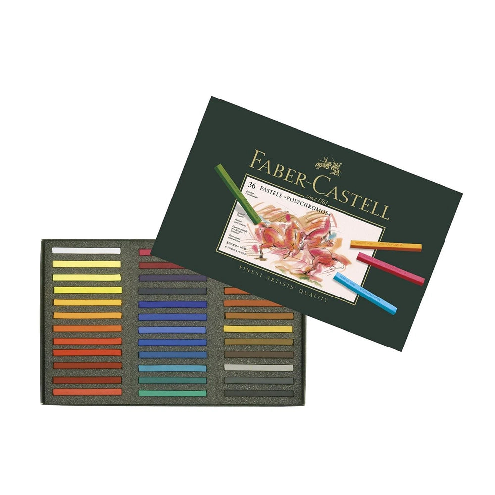 FABER-CASTELL Polychromos Pastel Crayon Set of 36 128536