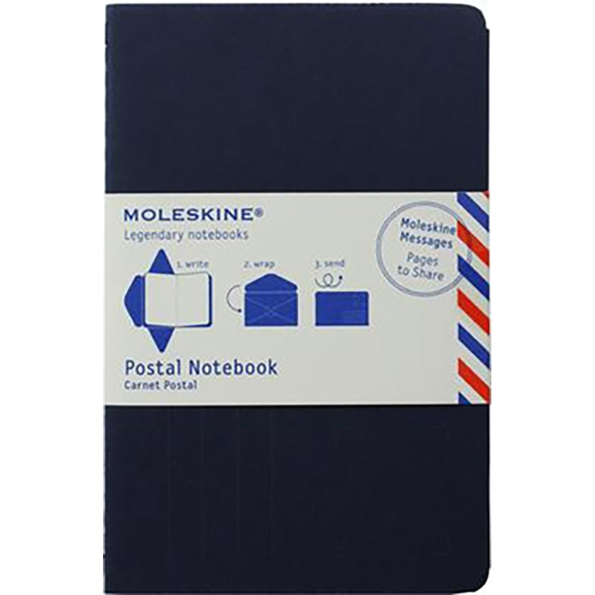 MOLESKINE Postal Notebook L Navy Blue