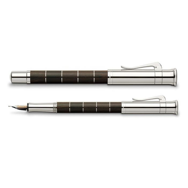 GRAF VON FABER CASTELL Anello Grenadilla Classic Fountain Pen-Medium