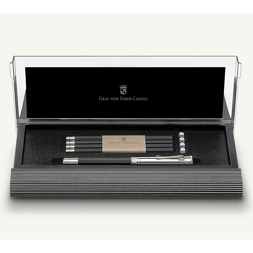 GRAF VON FABER CASTELL Desk Set w/Platinum plated Perfect Pencil Bla Default Title