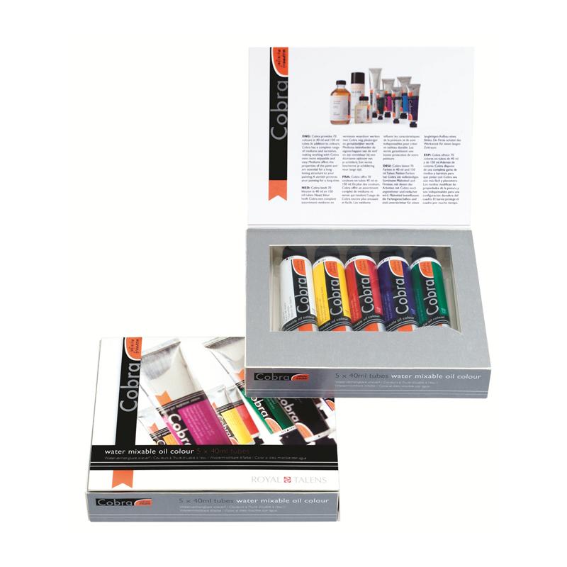 TALENS Cobra Water Mixable Oil Starter Set 5x40ml